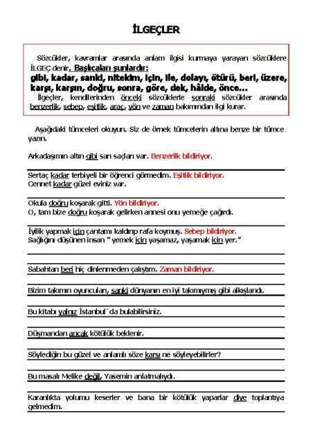 edat çalışma kağıdı