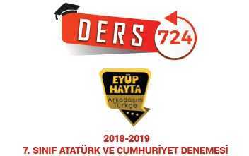 7.Sınıf Atatürk ve Cumhuriyet Tematik Denemesi