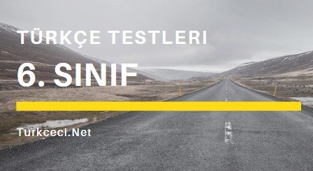6. Sınıf Türkçe Testleri