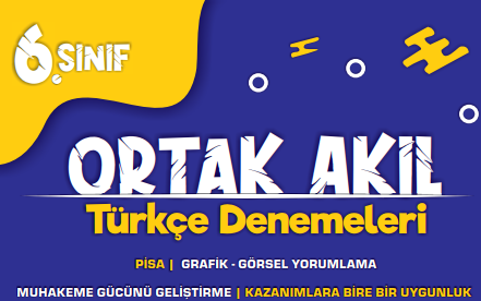6. Sınıf Hazırbulunuşluk Sınavı – 2019-2020 (Ortak Akıl)