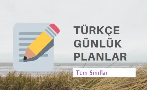 6-10 Ocak 2020 Türkçe Haftalık Planlar