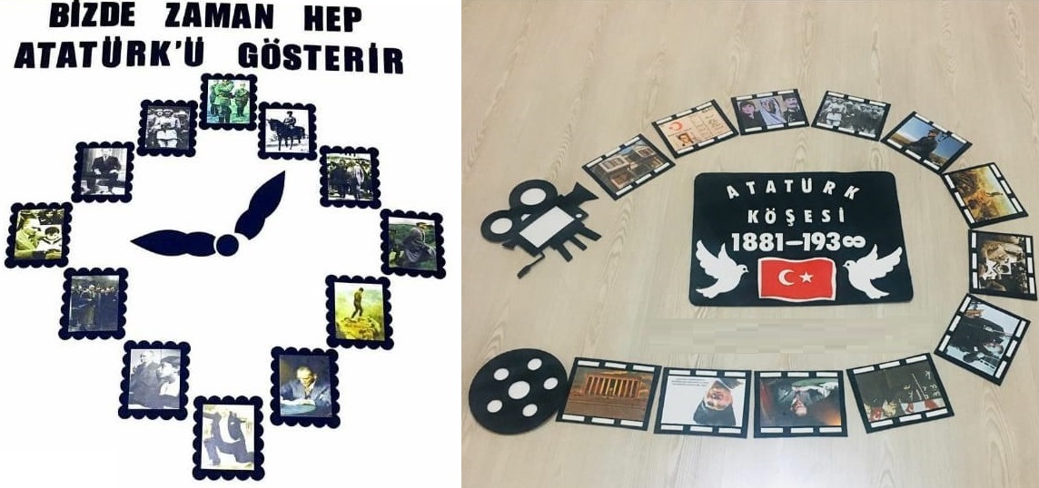 10 Kasım İçin Pano Şablonları
