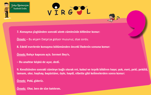 Virgül Konu Anlatımı